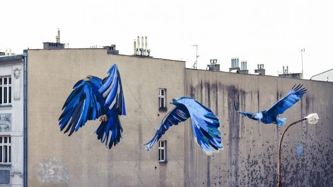 DOMINIKAŃSKI MURAL W ŁODZI